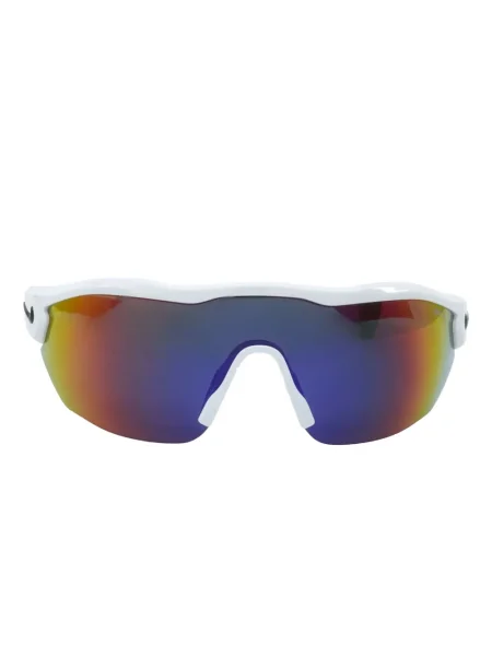 Ochelari de soare Nike cu cordon din jerseu cu imprimeu abstract gri