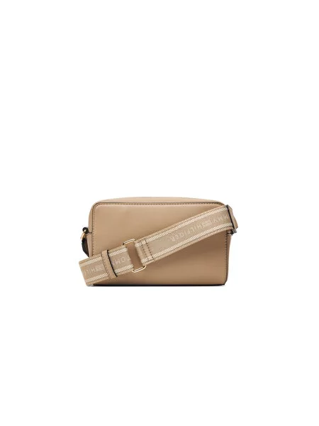 Tommy Hilfiger crossbody kabelka dámska z imitácie kože béžová