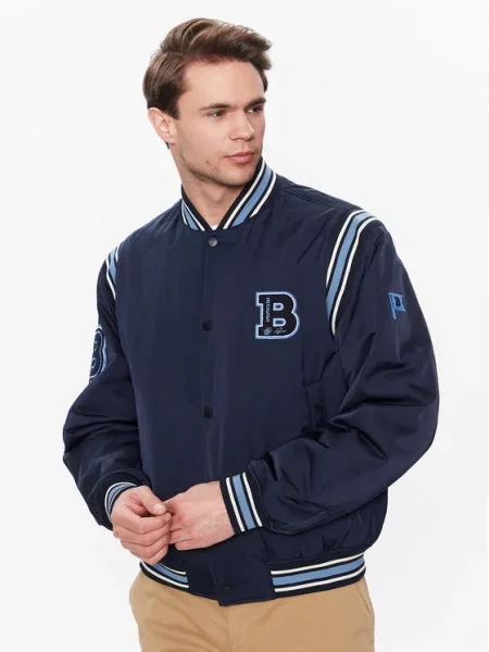 Bomber jakna Boss modra