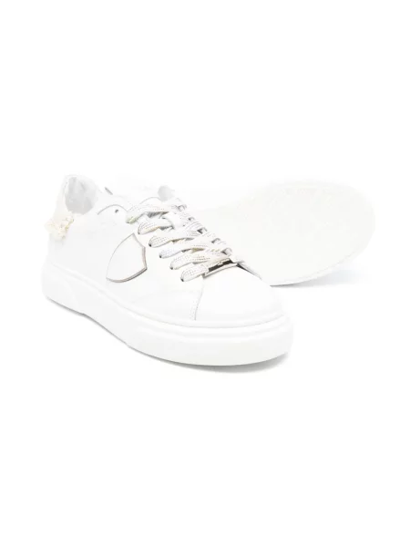 Sneakersy dziecięce Philippe Model białe