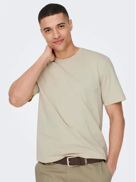 Only & Sons Tricou MAX' bej