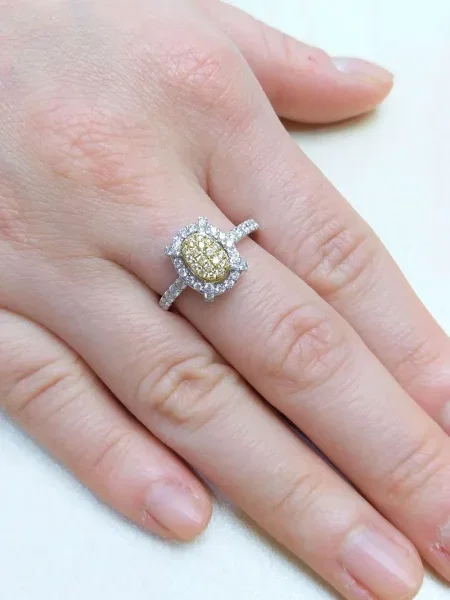Žiedas Hyt Jewelry geltona