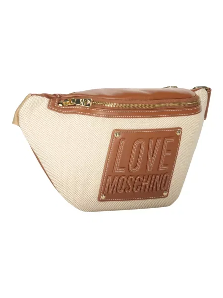 Pasek Love Moschino z paskiem beżowy