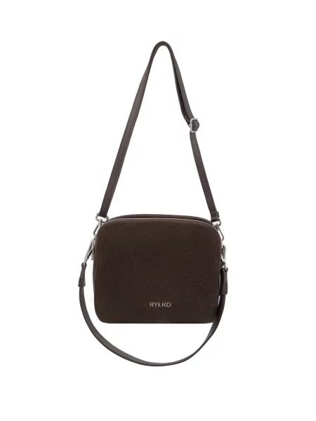 RYŁKO Ručna torbica smeđa
