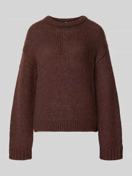 Sweter krój regular fit w dwukolorowym wyglądzie model DORTHEA' Pieces