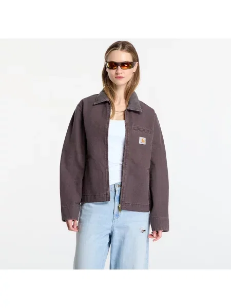 Carhartt WIP Prehodna jakna Detroit čokolada