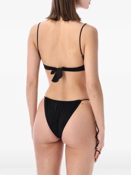 Top Belamer cu volane negru