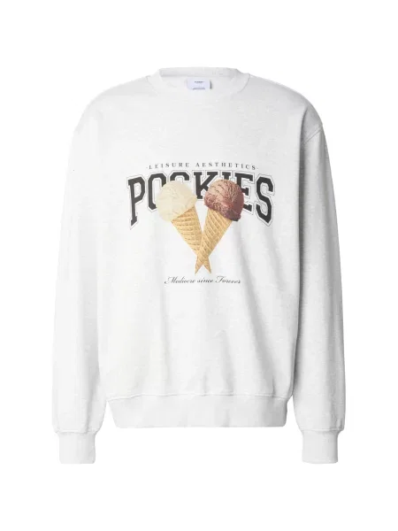 Pockies Tréning póló Ice Cream bézs / világosszürke fekete