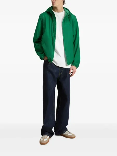Geacă Woolrich cu glugă verde