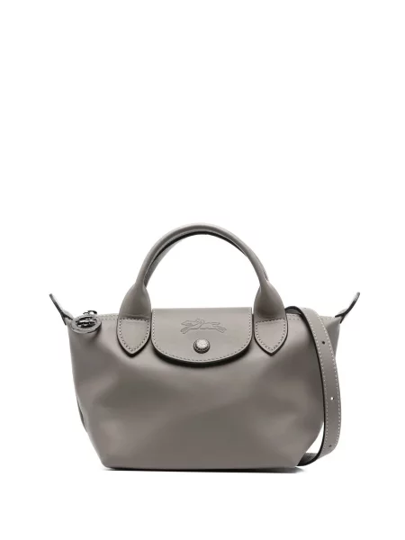 Torebka Longchamp elegancka szara