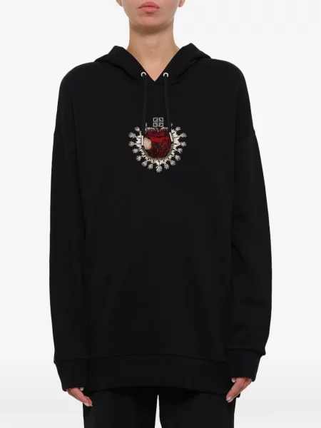 Hanorac cu glugă Givenchy negru