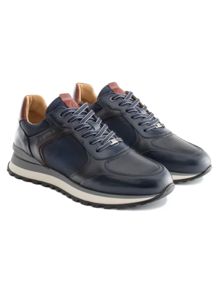 Sneakersy Ambitious skórzane klasyczne niebieskie