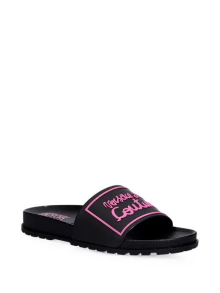 Papuci Versace Jeans Couture cu imagine negru