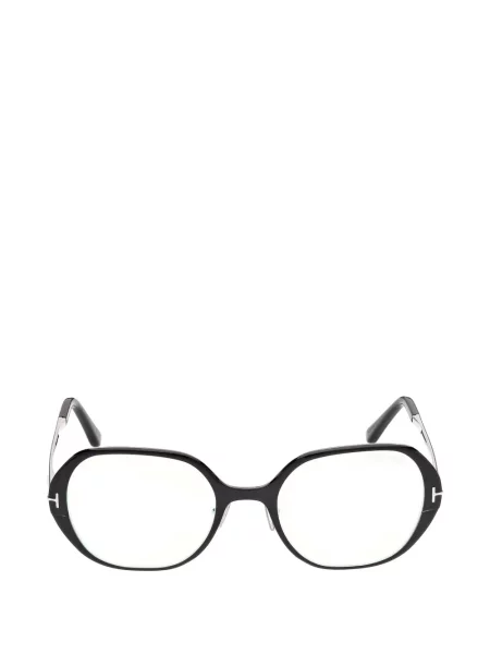 Ochelari de soare ovali Tom Ford Eyewear negru