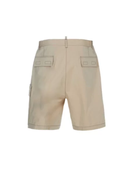 Szorty Dsquared2 beżowe