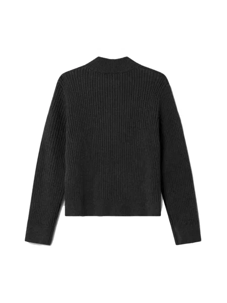 Dzianinowy sweter Carrer szary