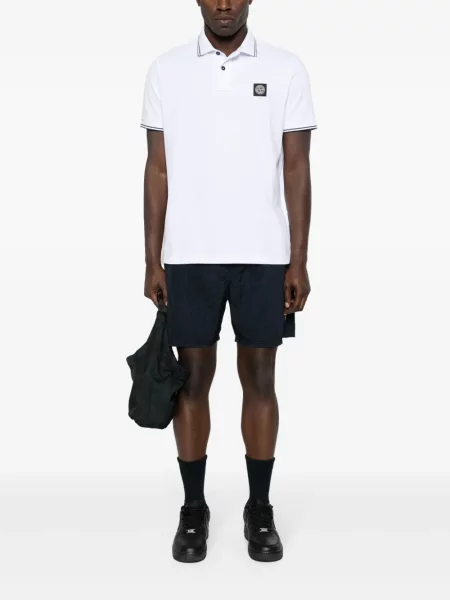 Polotričko Stone Island s kamínky bílé