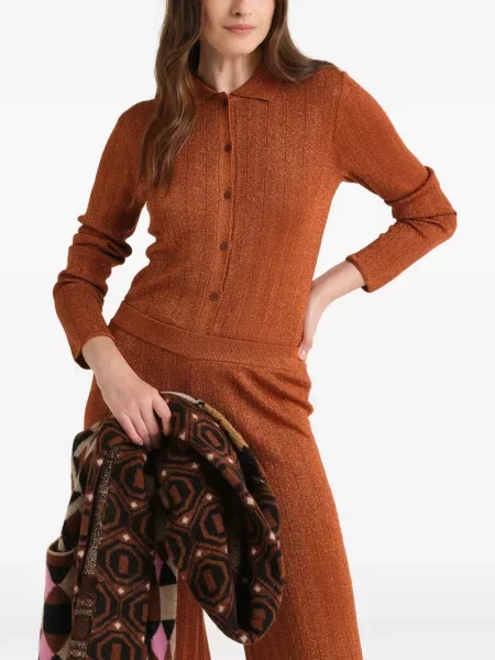 Cardigan Maliparmi tricotate maro