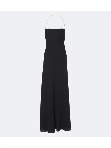 Rochie The Row de mătase negru