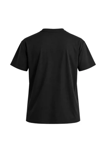 Къс тениска Low Brand с кръгло деколте черно
