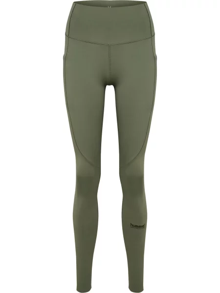 Hummel Športové nohavice HIIT INTENSITY olivová