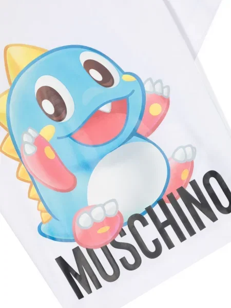 Koszulka dziecięca Moschino biała