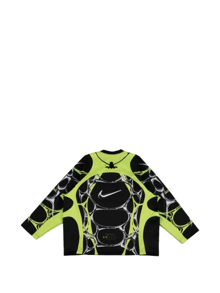 Decupat tricou Nike cu autograf alergare albastru