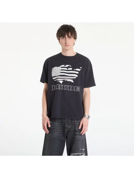 RHUDE Banner Tee tricou bărbați din alb