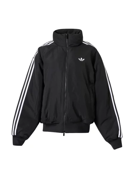ADIDAS ORIGINALS Geacă de primăvară-toamnă Firebird negru alb