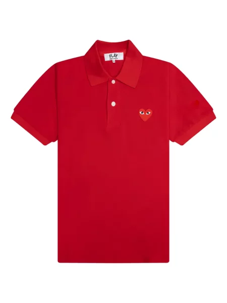 Top Comme Des Garcons Play cu motiv cu inimi roșu