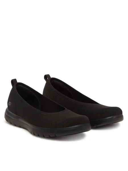 Baleríny Skechers čierna