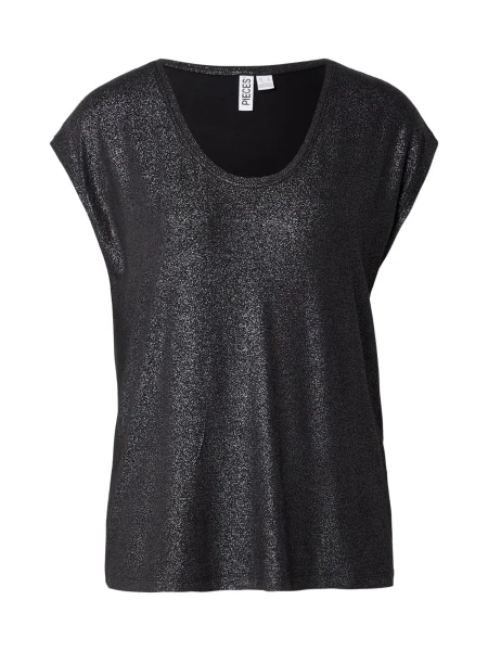 PIECES Curve Tricou PCALICE' negru