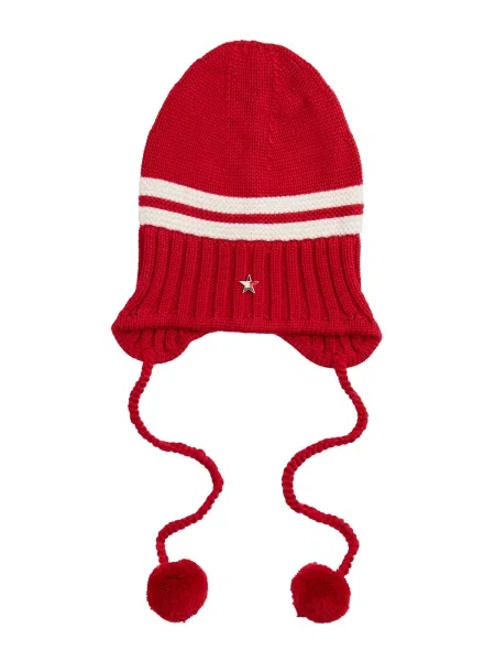 Tommy Jeans Căciulă roșu / natural alb