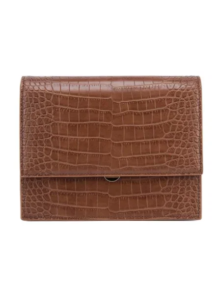 Torebka crossbody Jw Pei skórzana brązowa