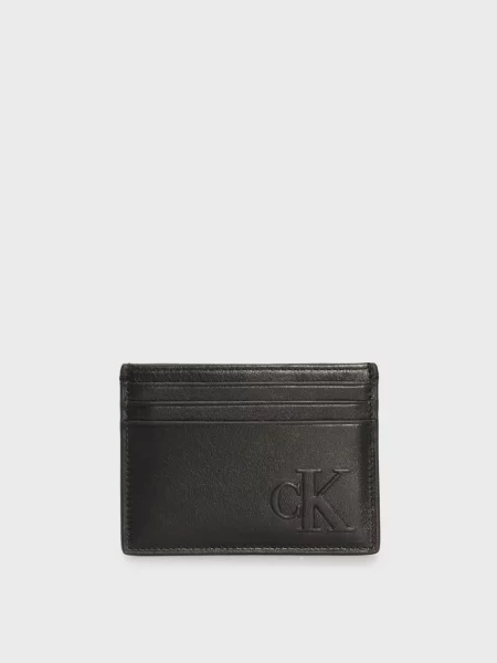 Кожаный кошелек Calvin Klein черный