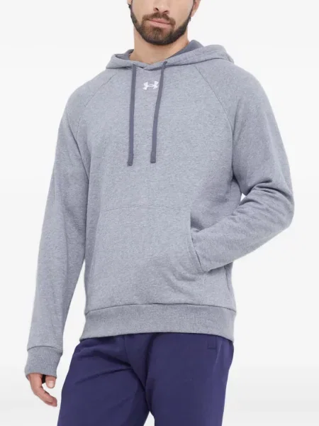 Hanorac cu glugă Under Armour cu autograf gri