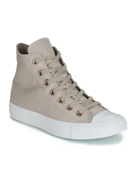 Platno superge Converse Chuck Taylor All Star z vzorcem srca siva