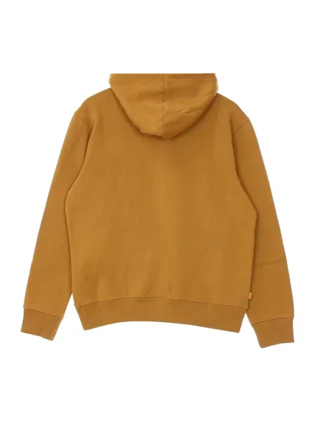 Bluza z kapturem Timberland z logo brązowa