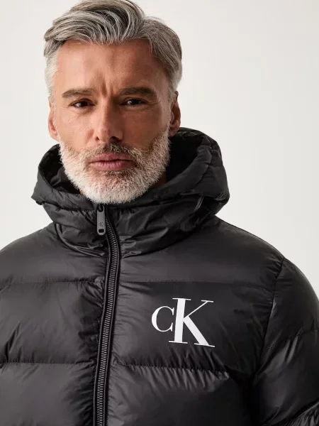 Calvin Klein Jeans капитонирано яке мъжко черно