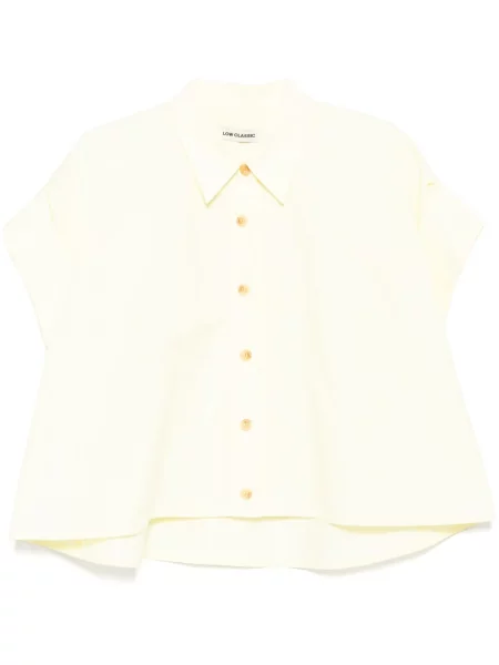 Koszula Low Classic klasyczna żółta