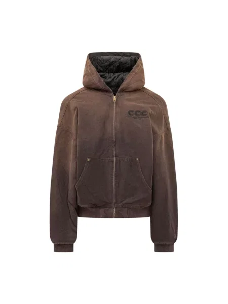 Bluza z kapturem Willy Chavarria z kapturem brązowa