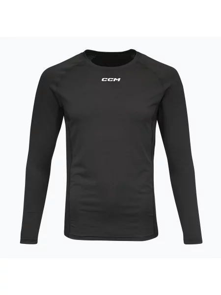 Tričko s dlouhým rukávem CCM Ribano Performance SR black černé
