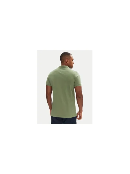 Tommy Jeans Pólóing Slim Fit zöld
