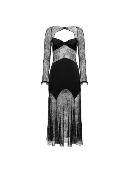 Długa sukienka maxi Nina Ricci czarna