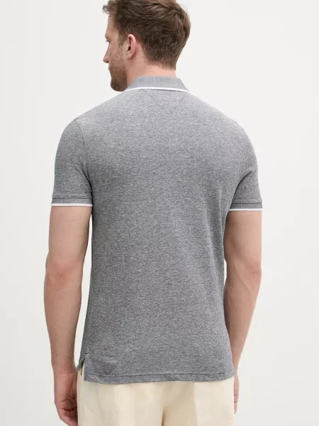 Tommy Hilfiger Koszulka Polo Z Piki blau czarna