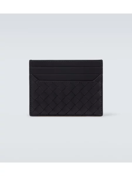 Portofel Bottega Veneta din piele negru