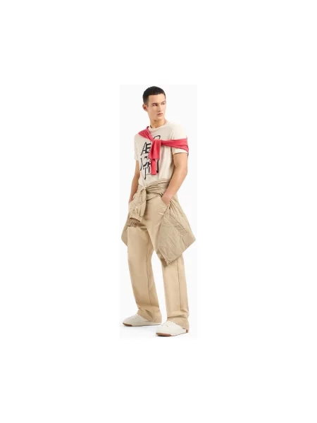 Tricou Eax bej