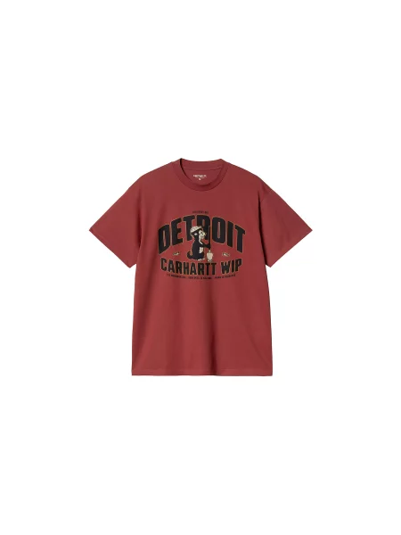 Carhartt WIP S/S Underground T-Shirt Mężczyźni Koszulki Carhartt WIP Size: M czerwony