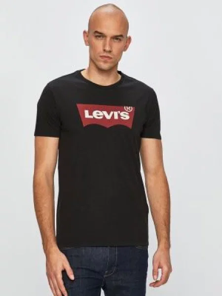 LEVI'S Póló piros fekete