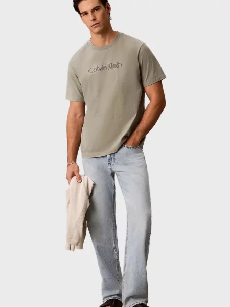 Футболка Calvin Klein Jeans оливкова
